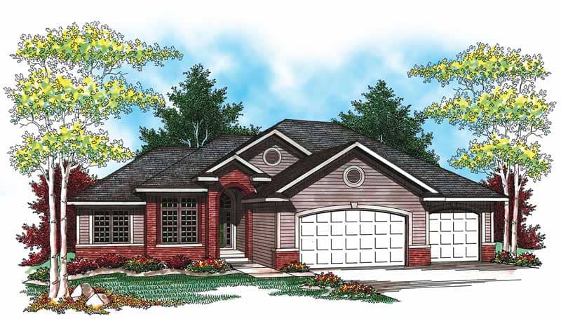 Main image for house plan # 19500