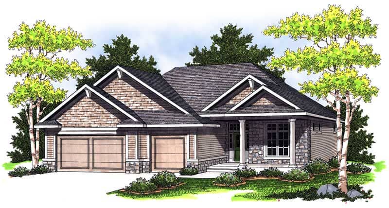 Main image for house plan # 14033