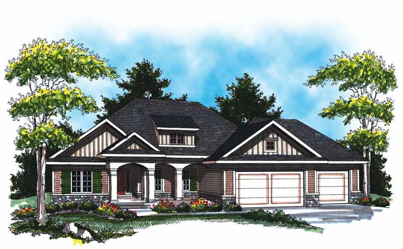 Main image for house plan # 16995
