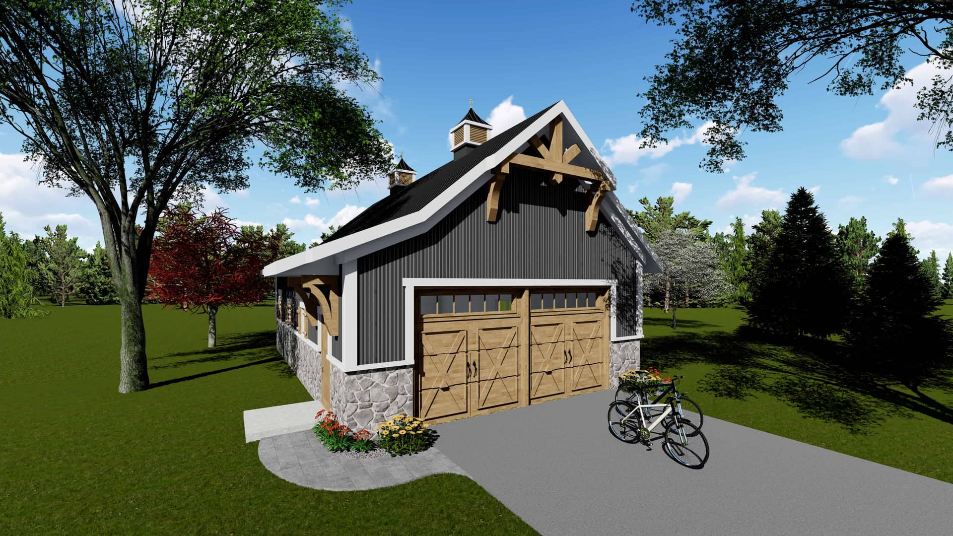 Garage plan (ThePlanCollection: Plan #101-2034)