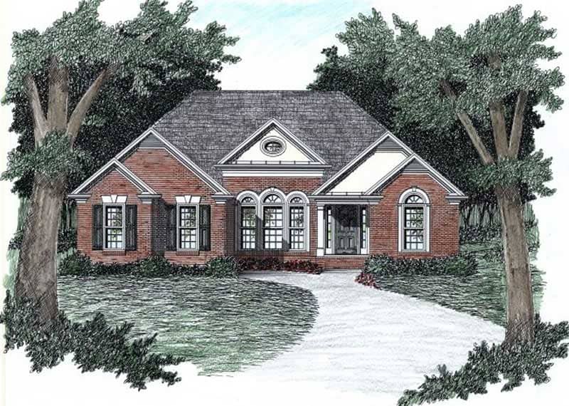 Main image for house plan # 2145
