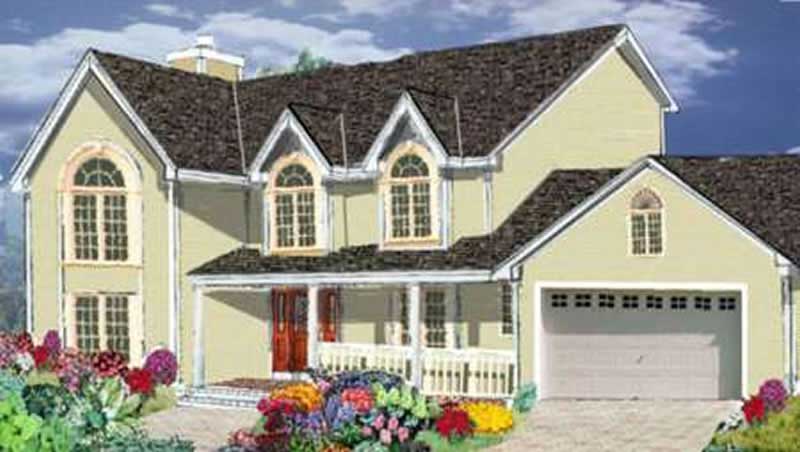Main image for house plan # 9823