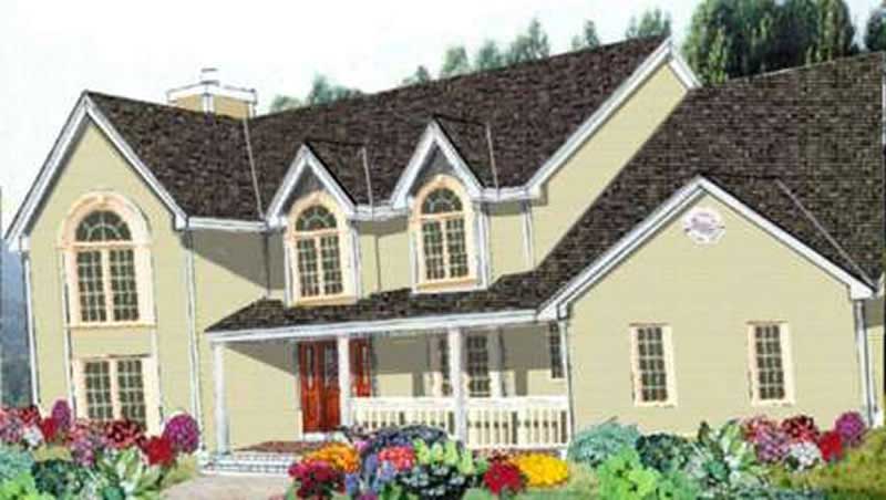 Main image for house plan # 9932