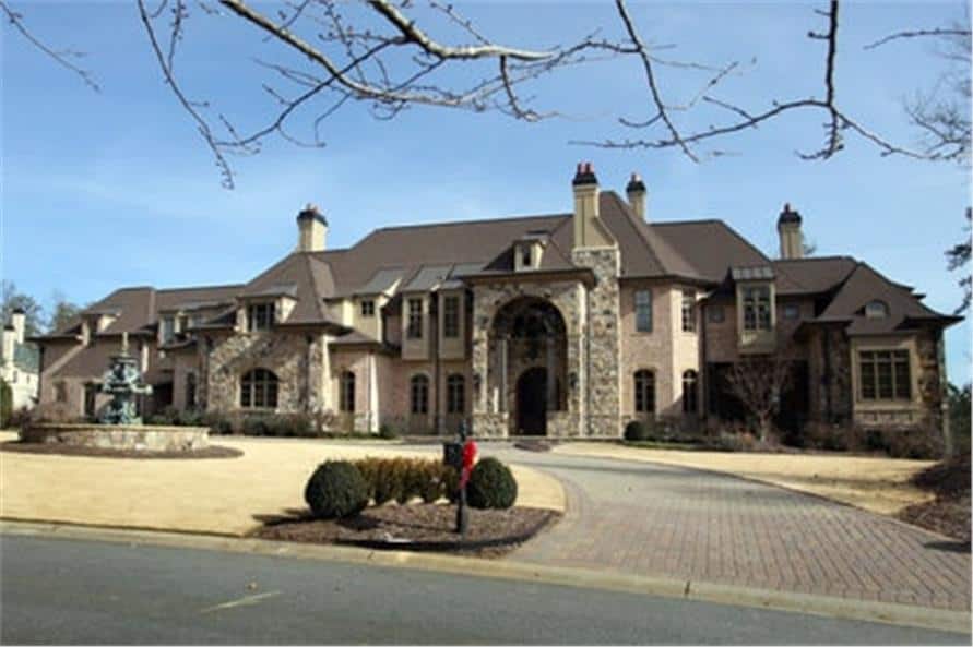 Luxury home (ThePlanCollection: Plan #106-1325)