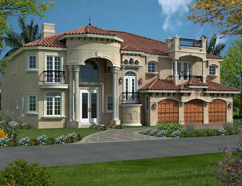Luxury Home with 5 Bdrms, 6116 Sq Ft | House Plan #107-1038