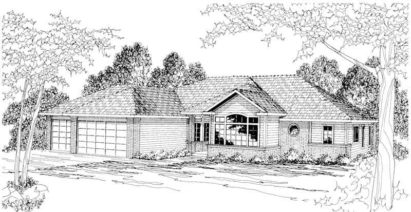 Main image for house plan # 3033