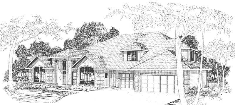 Main image for house plan # 3095