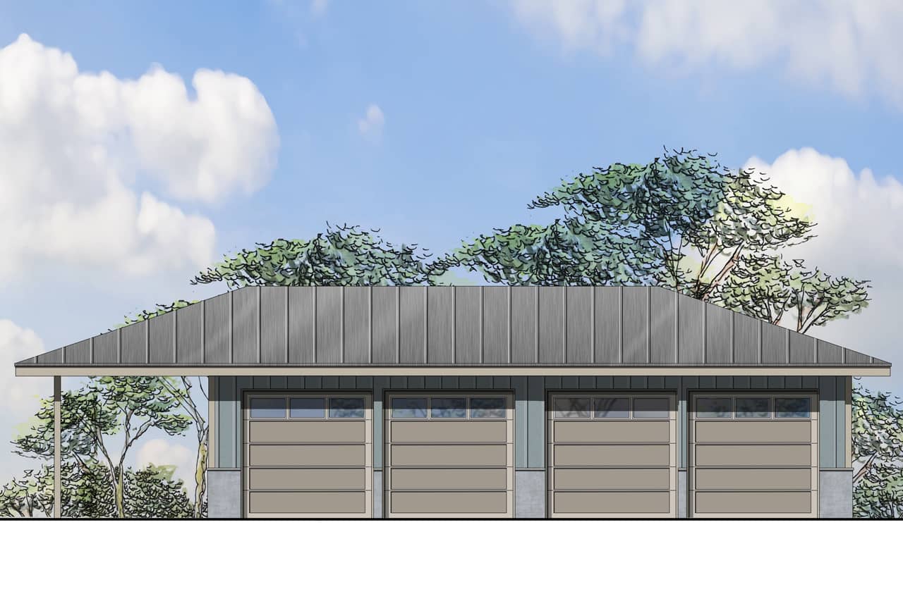 Front elevation of Traditional home (ThePlanCollection: House Plan #108-1783)