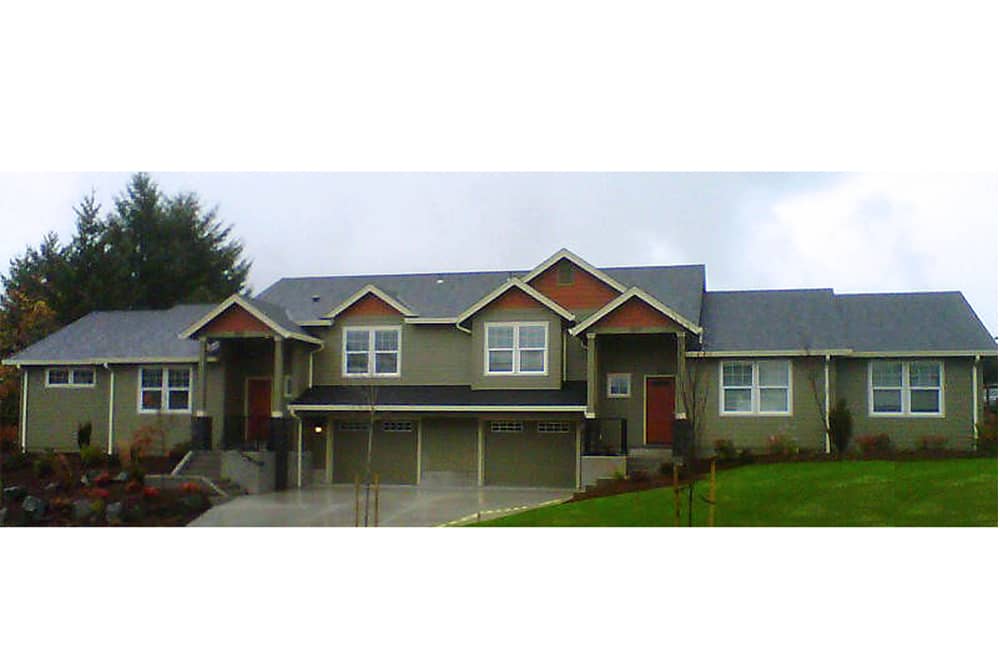 Color photograph of Multi-Unit home plan (ThePlanCollection: House Plan #108-1846)