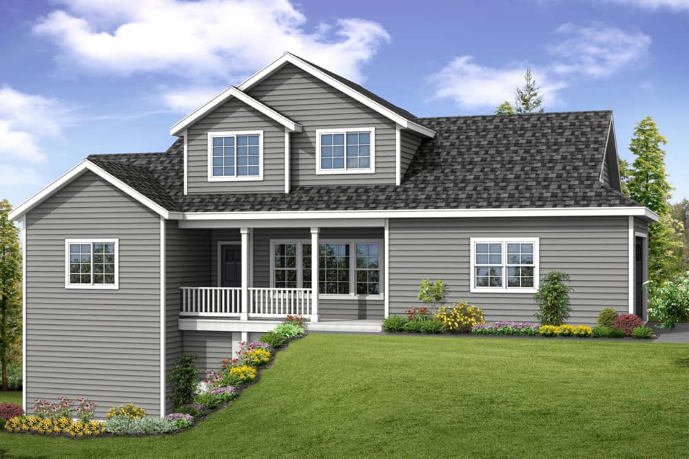 Front elevation of Country home (ThePlanCollection: House Plan #108-1864)