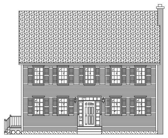 Image: Traditional House Plans Front Elevation