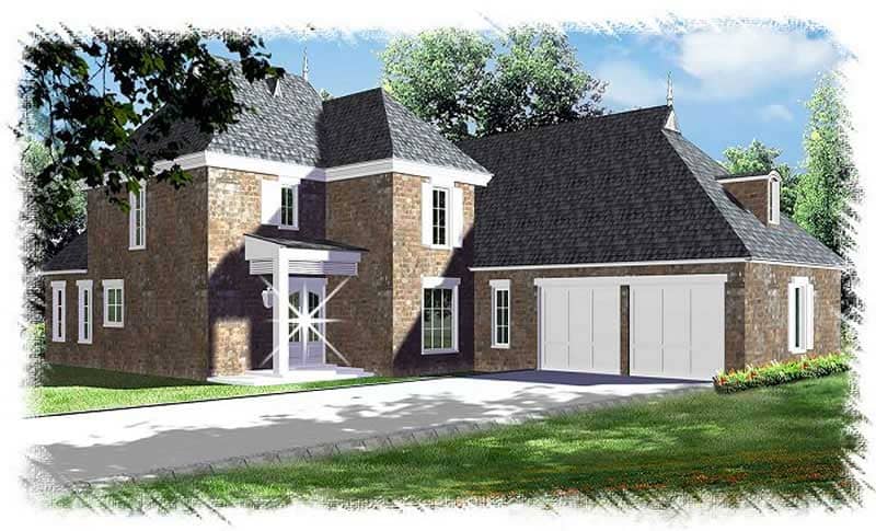 Main image for house plan # 9503
