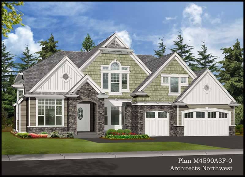Main image for house plan # 15073