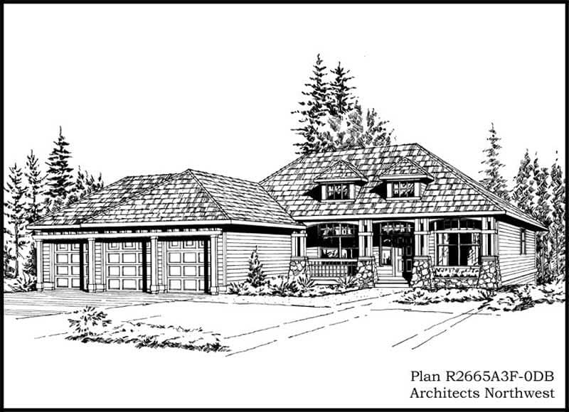 Main image for house plan # 15265