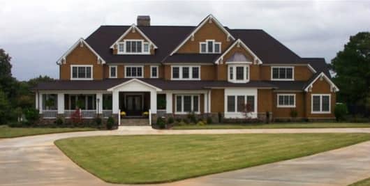 Main image for luxury country manor home. (House Plan #115-1120)