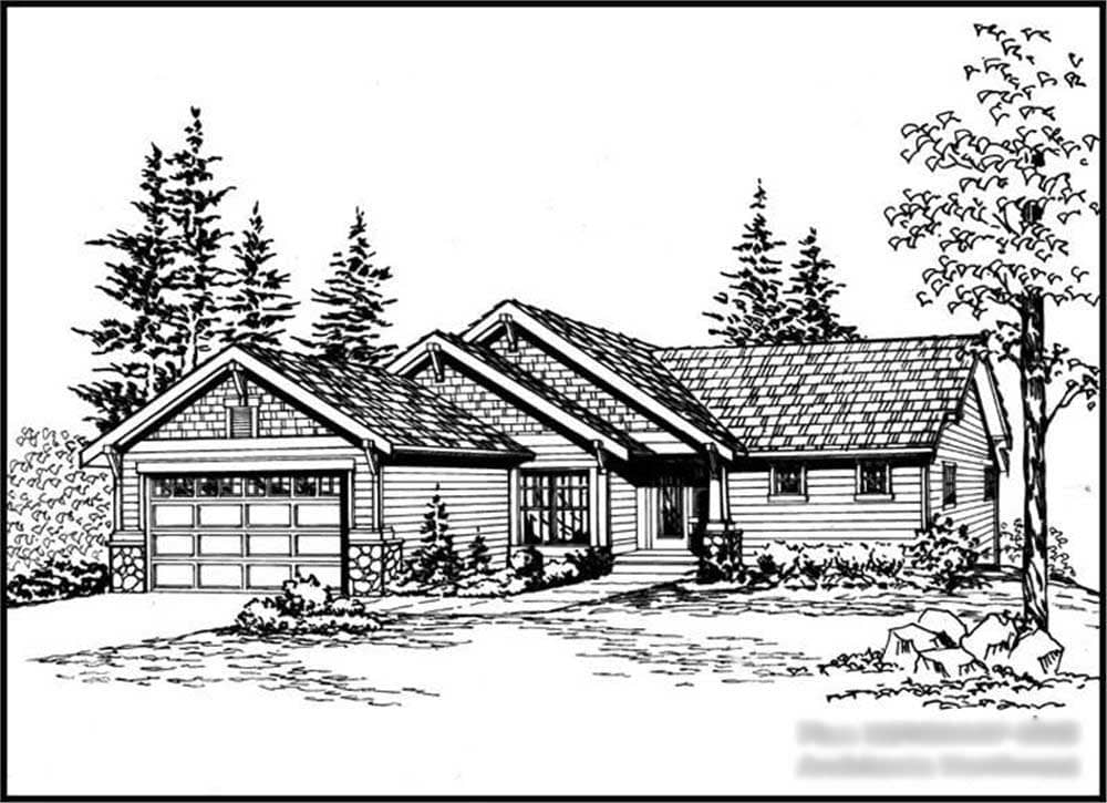 Main image for house plan # 15266