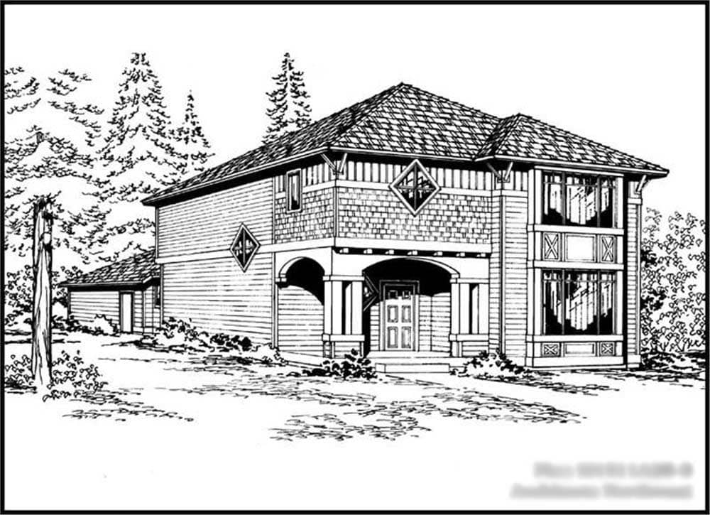 Main image for house plan # 14607