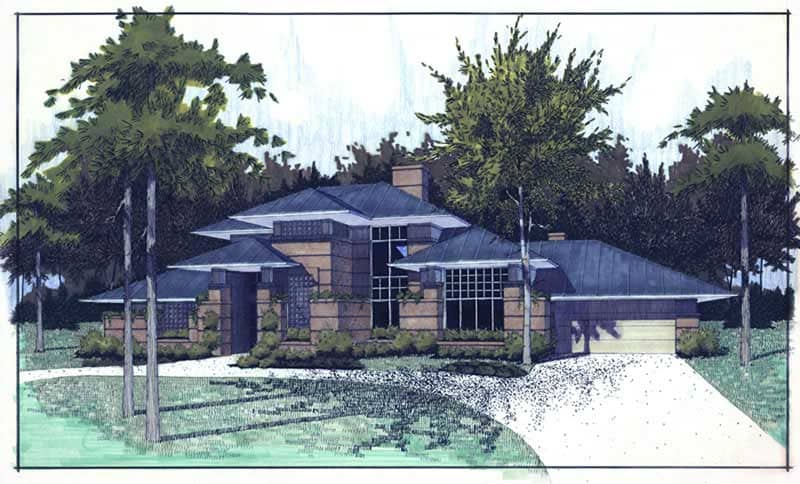 Main image for house plan # 20780