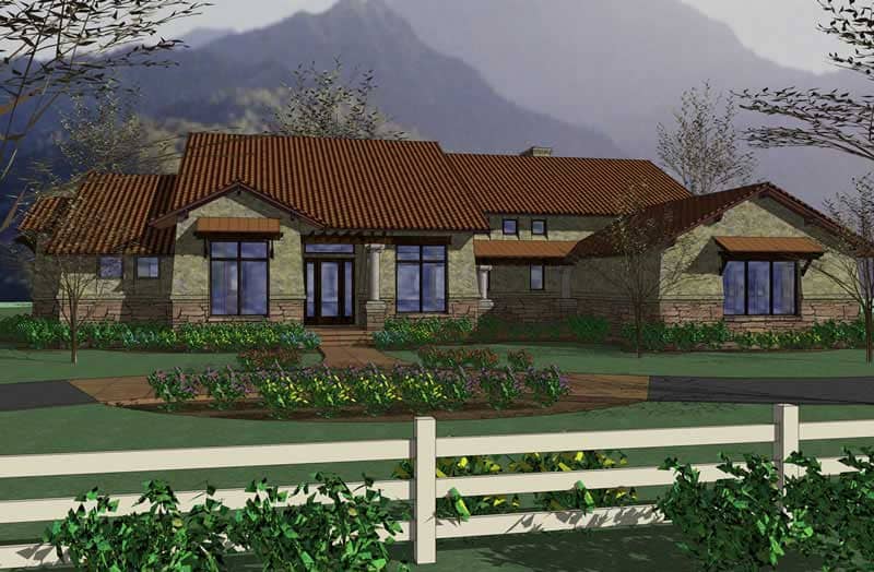 Main image for house plan # 20839