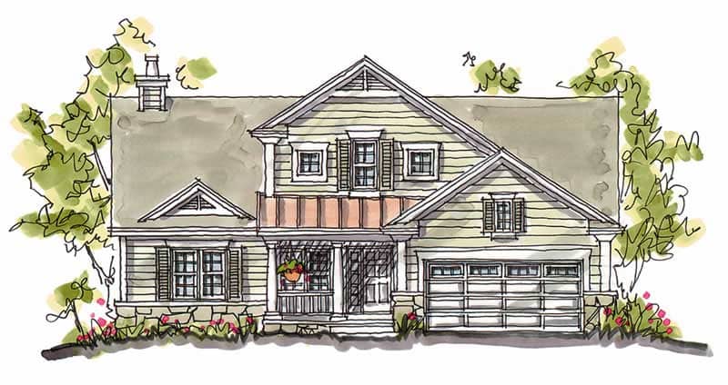 Main image for house plan # 5772