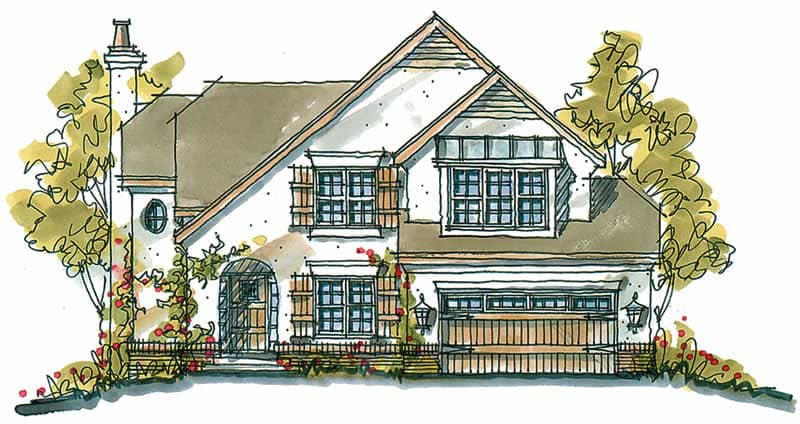 Main image for house plan # 5802