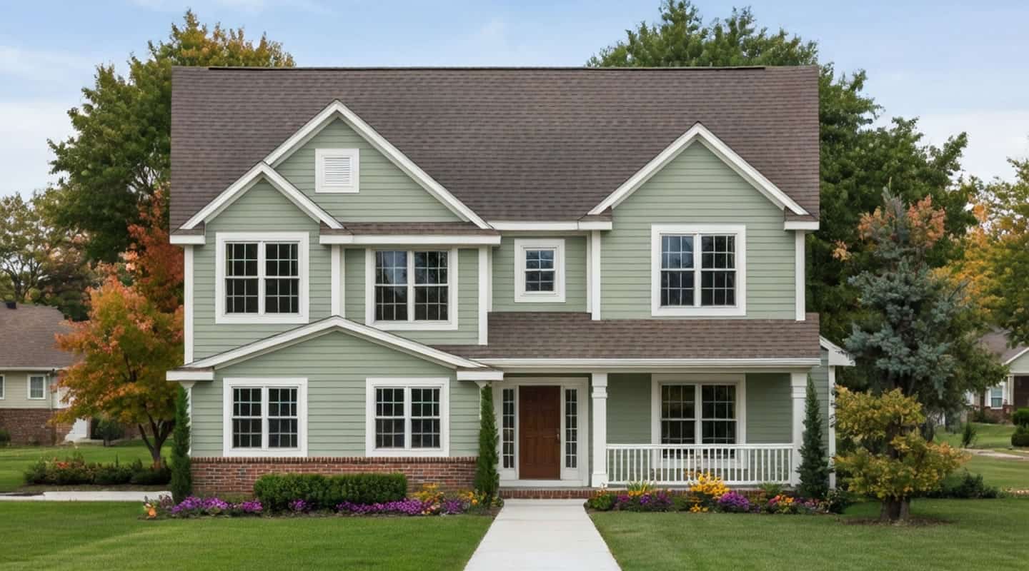 Front Elevation of this Traditional House (#120-2304) at The Plan Collection.