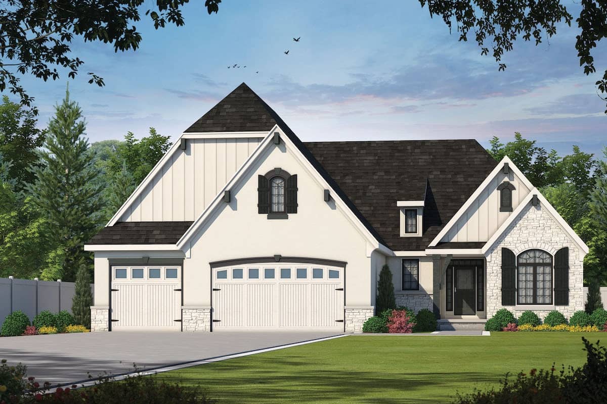 European home (ThePlanCollection: Plan #120-2513)