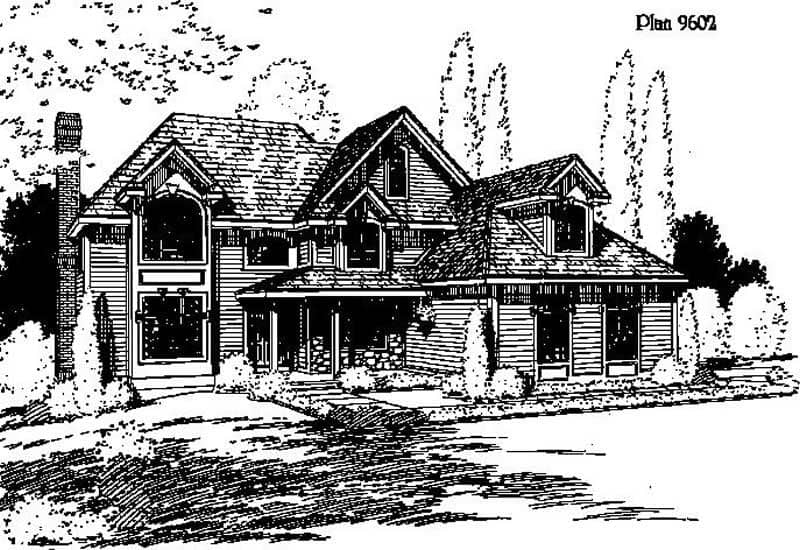 Contemporary home (ThePlanCollection: Plan #121-1016)