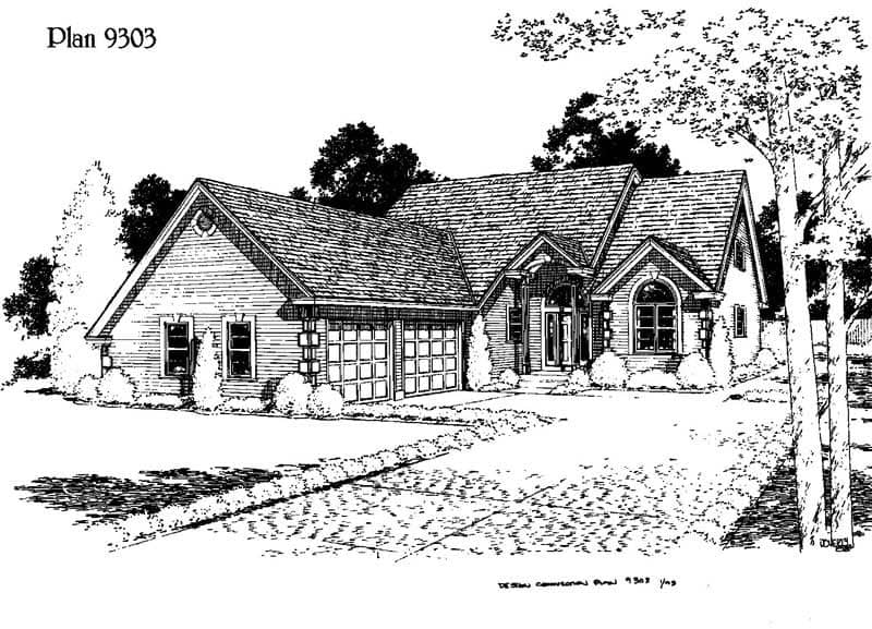 Contemporary home (ThePlanCollection: Plan #121-1037)