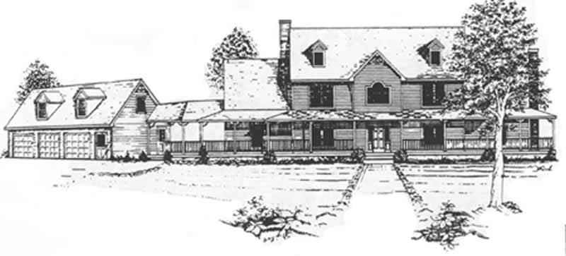 Main image for house plan # 7562