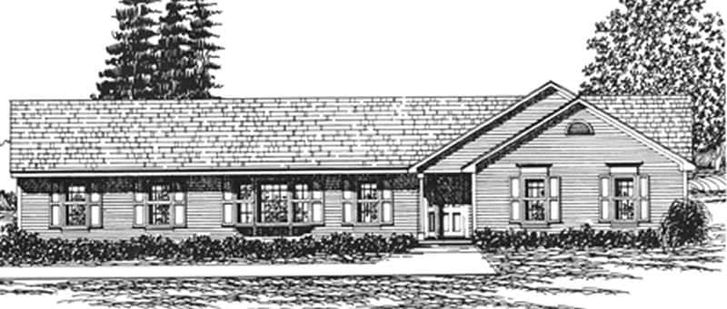 Main image for house plan # 6956