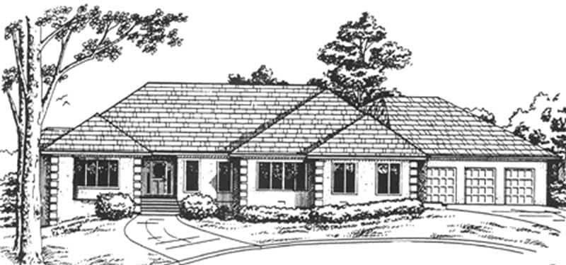 European home (ThePlanCollection: Plan #124-1157)