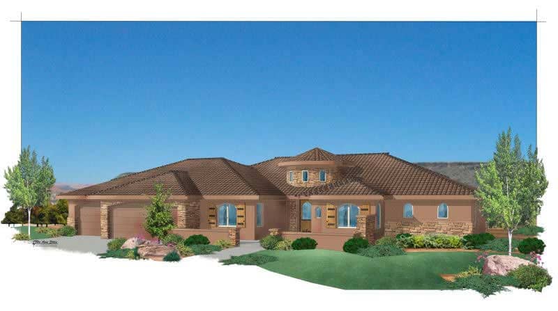 Main image for house plan # 19766