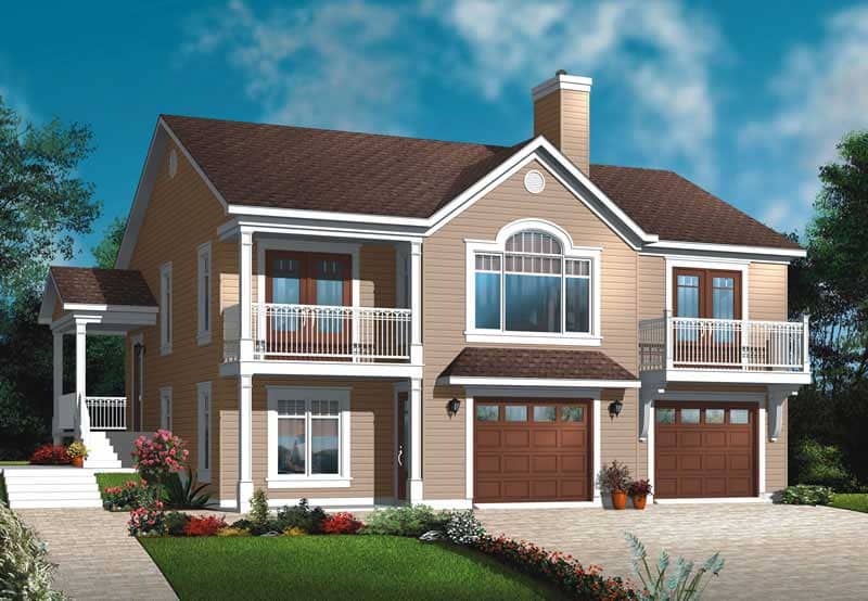 Main image for house plan # 20019