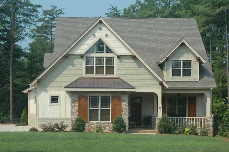 Craftsman home (ThePlanCollection: Plan #127-1035)