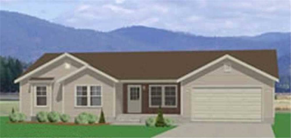 Main image for house plan # 18907