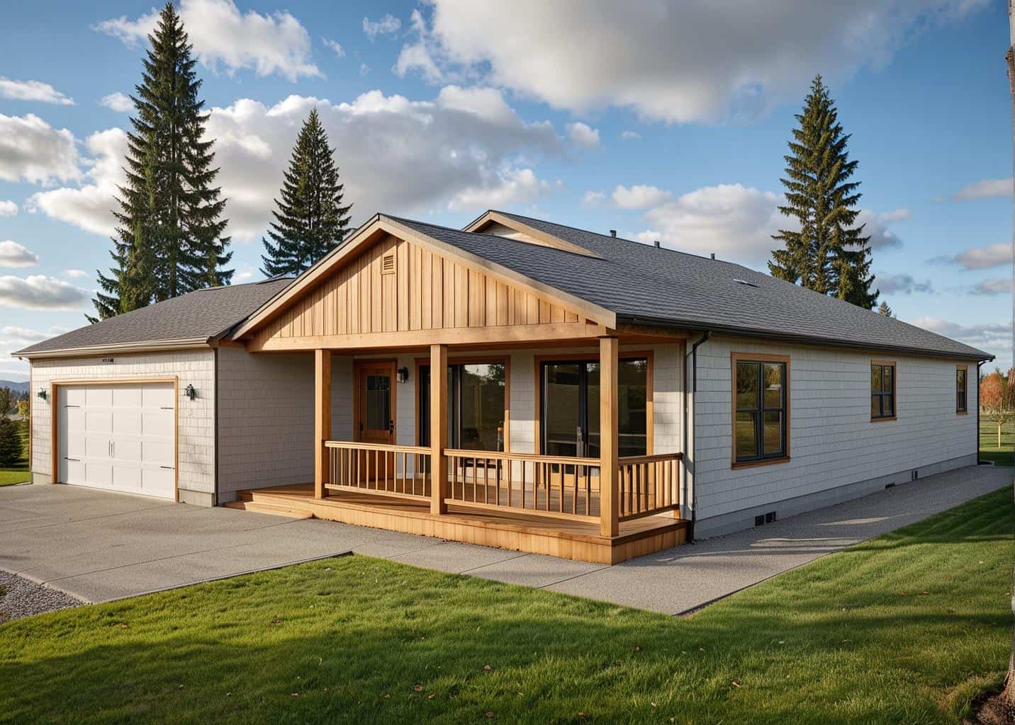 Front Elevation of this Concrete Block/ ICF Design House (#132-1347) at The Plan Collection.