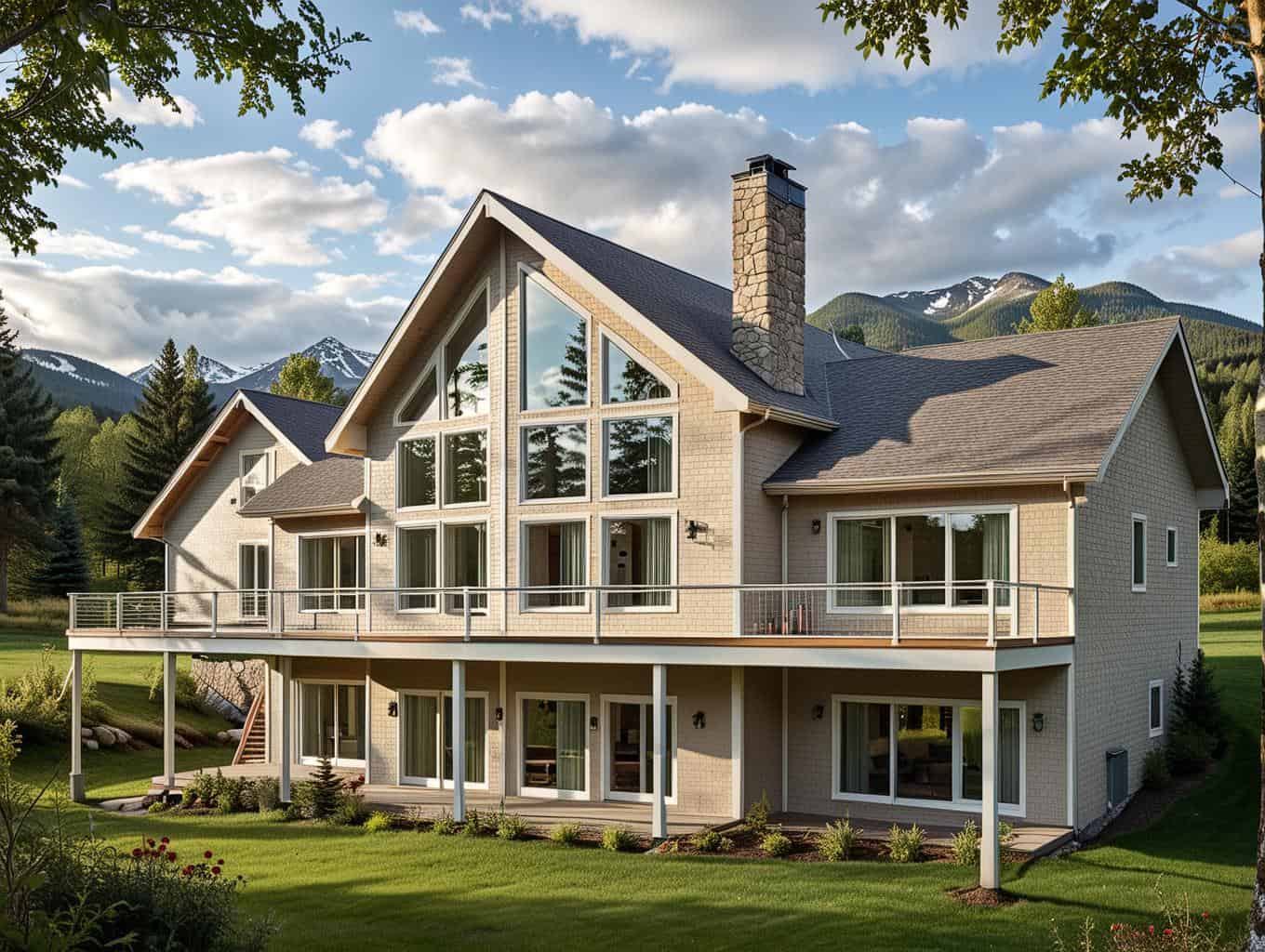 Front Elevation of this Traditional House (#132-1526) at The Plan Collection.