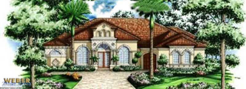 Color Rendering of this house plan