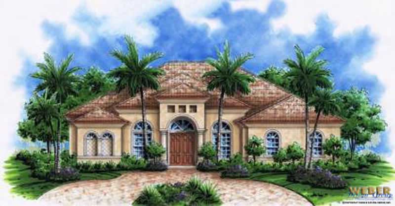 Color Rendering of this house plan