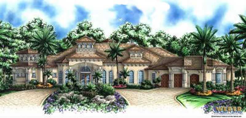 Color Rendering of this house plan