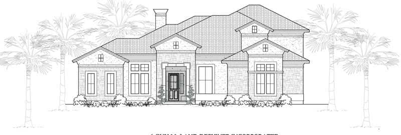 European home (ThePlanCollection: Plan #134-1045)