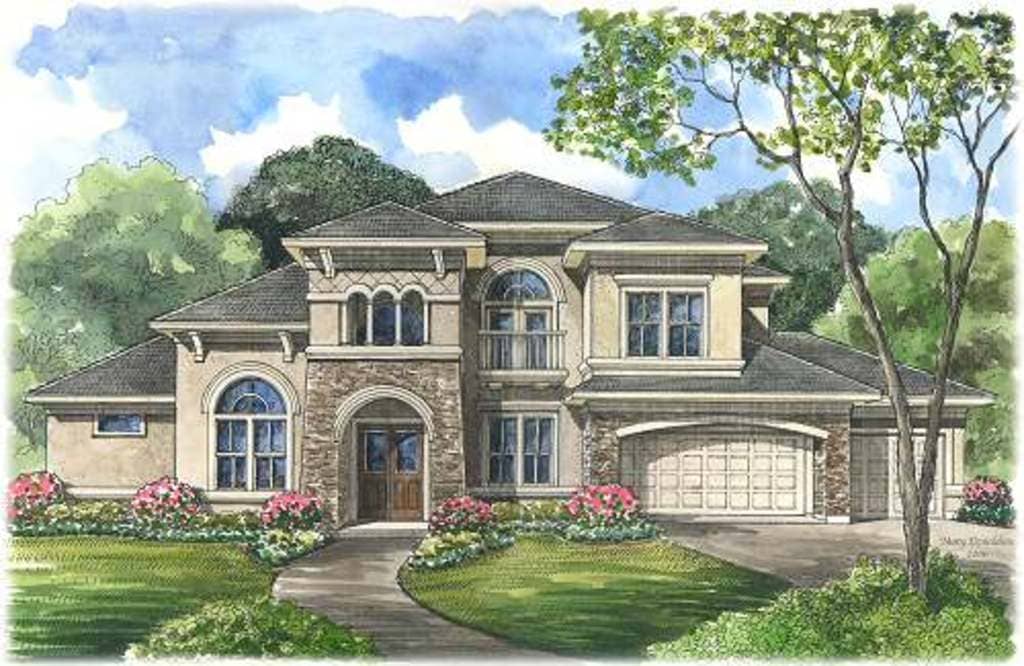 Beautiful image for house plan # 134-1075