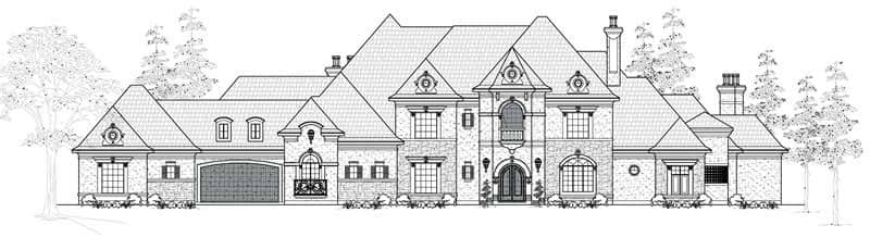 European home (ThePlanCollection: Plan #134-1094)