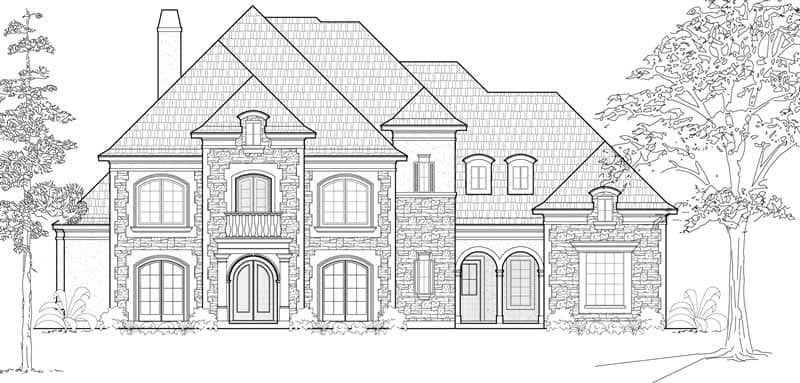 European home (ThePlanCollection: Plan #134-1116)