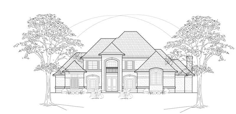 European home (ThePlanCollection: Plan #134-1193)