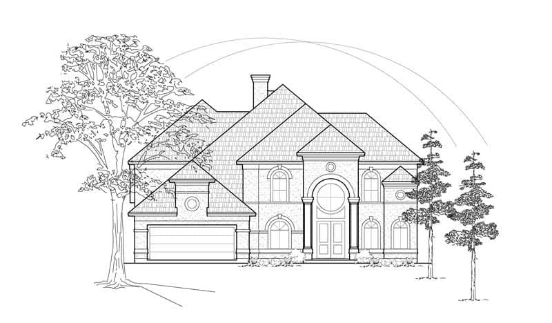 Main image for house plan # 8627