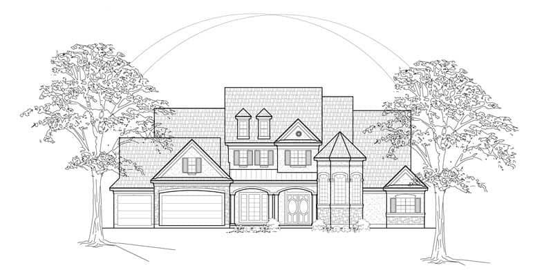 Main image for house plan # 8624