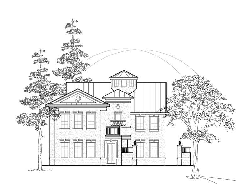 Main image for house plan # 8677