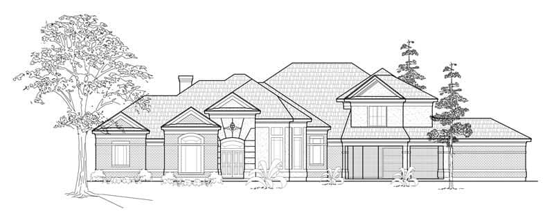 European home (ThePlanCollection: Plan #134-1381)
